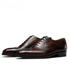 Brogues Real Leather Carved Mens Dress Lace Up Shoes Oxfords British Wing Tip Sz