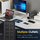 Goldenmate 800w Ups 1000va Battery Backup 10-year Lifetime For Gaming Pc Server