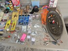 Vintage Fishing Tackle Box  Lure Lot   Related Salt   Fresh Water Lures Hooks