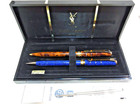 Yves Saint Laurent Ysl Ballpoint Pen   Mechanical Pencil Set Of 6 W 3 Boxes Mint