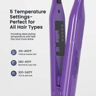 Kipozi Mini Titanium Flat Iron Small Hair Straightener Hair Styling For Travel