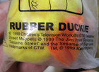 1999 Rubber Duckie Mini Bean 4  Plush Sesame Street Ernie Toy Duck Kelloggs  Nip