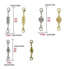 24pcs  Metal Strong Magnetic Clasps Connectors For Jewelry Necklace Making A