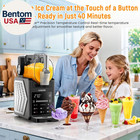 Slushie Machine  85oz Ice Cream Machine   Slushy Machine For Home  With Led Disp