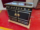 43    La Cornue Cornufe 44 Series Induction Range In Black Matt With Brass Trim