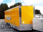New 8 5 X16 V-nose Enclosed Concession Food Vending Bbq Mobile Kitchen Trailer