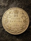 1934 Canada 25 Cents 25c Km  24a Better Date  Great 80  Silver Coin Ships Free 