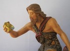 Rare And Large Franklin Mint Jesus The Baptism Of Christ Porcelain Statue