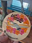 Vintage 1960 s Continental Airlines Hawaii Lei Sticker