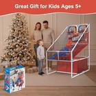 Basketball Arcade Game  Kids Double Basketball Hoop With Balls   Pump  Fun 