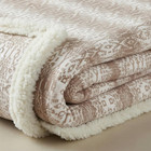 Eddie Bauer - Sherpa Throw Blanket For Couch 50x60     Ultra Soft Reversible Fleec