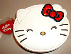 Hello Kitty By Sanrio Change Purse White Small Lined Zipper Girls Wallet Free Sh