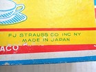 Vintage Child s Straco Toy Tea Set Lusterwear Made In Japan By Fj Strauss Co