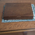 Vintage Mcgraw Tudor Plate Silverware Chest  Walnut  Box  26270