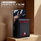 Men s Slim Rfid Blocking Leather Wallet 12 Card Holder Front Pocket Bifold