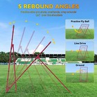 Adjustable Volleyball Rebounder Net  Volleyballtrainin Equipment Bounceback Net 
