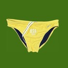Team Usa Custom Print Men   s Yellow Speedo Swim Brief Bikini Swimwear