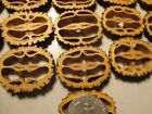Black Walnut Shell Slices 1-1 4  To 1-3 8  1 4  Thick 50 Count Resin Table Bar