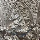 Antique vintage Victorian Style Cotton Lace Parasol Champagne Umbrella
