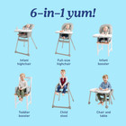 Graco Table2table Lx 6-in-1 Highchair  Willow With Infant Head Support   One-han