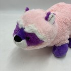 Webkinz Raccutie Hm753 - No Code - Purple Pink Raccoon Plush 