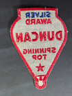 Duncan Spinning Top Silver Award Patch