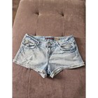 Vtg Chip   Pepper Cloverdale Low Rise Distressed Denim Shorts C7p Y2k Sz 11