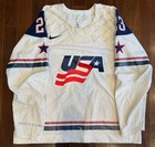 Usntdp Team Usa Game Worn Nike Hockey Jersey  23 Blake Christensen - K-wings