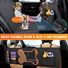 Dog Seat Cover For Car Back Seat Zipper Mesh Window   Waterproof For Suv Trucks