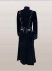 Women Native American Leather Dress Long Fringes Beaded Wedding Powwow Regalia