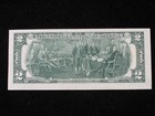 1976 Postmarked Bicentennial Two Dollar Note   Uncirculated    2 First Day Issue