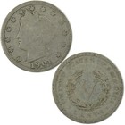 United States Nickel Liberty Buffalo   Jefferson 5-coin Type Set