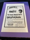 Vintage Mineola Theatre Program  the Front Page  Starring Robert Ryan L i  N  Y 