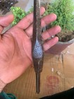1820 s Indian Antique Rare Hand Forged Iron Tribal Hunting Spear Dagger Blade