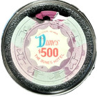 Casino Chip  Dunes  500 Las Vegas Casino Legends Hall Of Fame