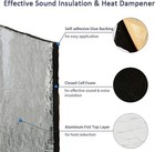 394 Mil 21 Sqft Car Hood Insulation Pad Auto Sound - 6 5 Ft X 3 Ft X 394mil