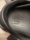 Crocs Crocband Clogs Black White - Men   s 5   Women   s 7 - Unisex Slip On Shoes