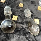 Vintage Glass Bottle Stopper Decanter Topper Replacement Clear Crystal U Choose