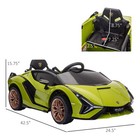 12v Electric Kids Ride On Car Toy With Remote Control Mp3 Player For 3-5 Year