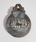 Vintage Delphi Greek Cast Bronze Letter And Paper Clip Souvenir From Greece