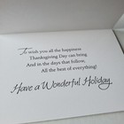 Vintage Thanksgiving Card Hallmark Thanksgiving Wises Mums Autumn Leaves Berries