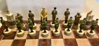 Usa Vs Germany Ww2 Chess Set With Wooden Board