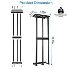 Metal Towel Rack Towel Storage Holder With Hooks Wall Mounted Bathroom Organizer