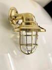 Vintage Outdoor Wall Light Solid Brass Nautical Porch Sconce Fixture Home Decor