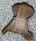  Weber Grill Wooden Valet Tray  zebrawood 