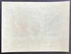 Afghanistan 1960 Sc  470-471 Souvenir Sheet Imperf Mnh Og World Refugee Year Wry
