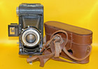 Vintage Kodak No 1 Kodamatic Camera Anastigmat F 4 5 103mm Lens  W  Leather Case