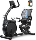 Merach S19 High-end Magnetic Recumbent Adults Exercise Bike Smart Bluetooth Lcd