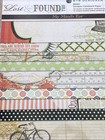 Scrapbook Paper Pads Mme 6x6 Double Sided 24 Sheets Complete Rosy