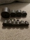 Vtg Cast Iron Weight Set For Balance Scale   Calibration